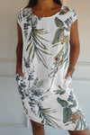 Marilyn | Comfortable Dress with Round Neck