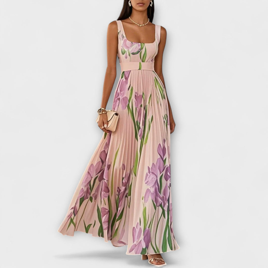 Valoria | Versatile Floral Chiffon Prom Dress for Any Event