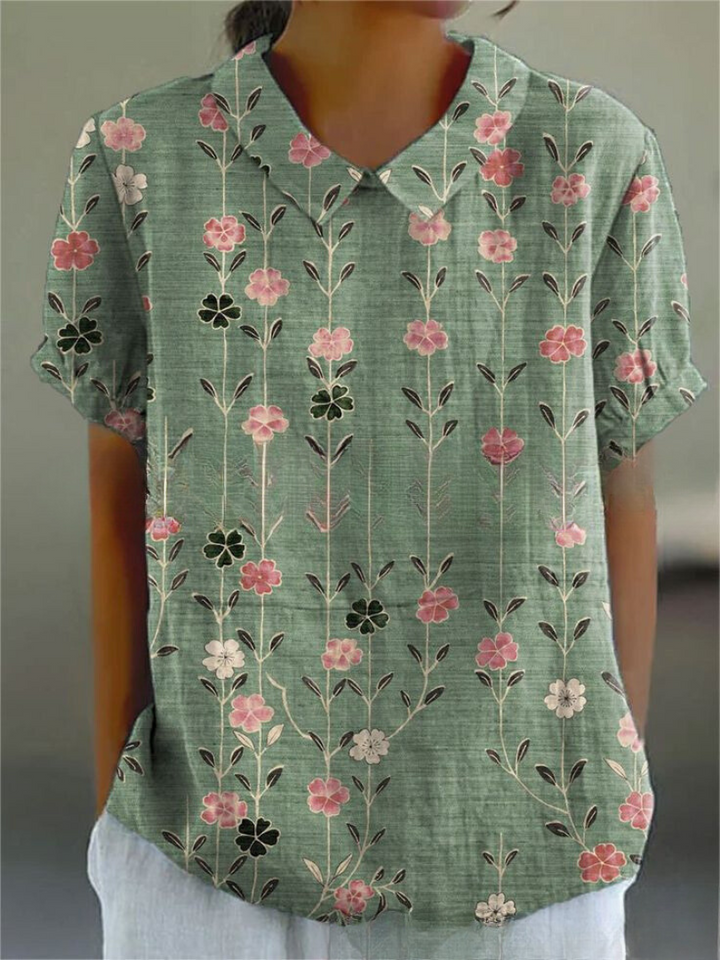 Sienna | Floral Shirt – warm, fashionable, and memorable