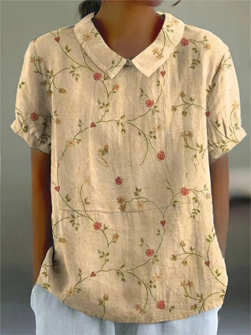 Sienna | Floral Shirt – warm, fashionable, and memorable