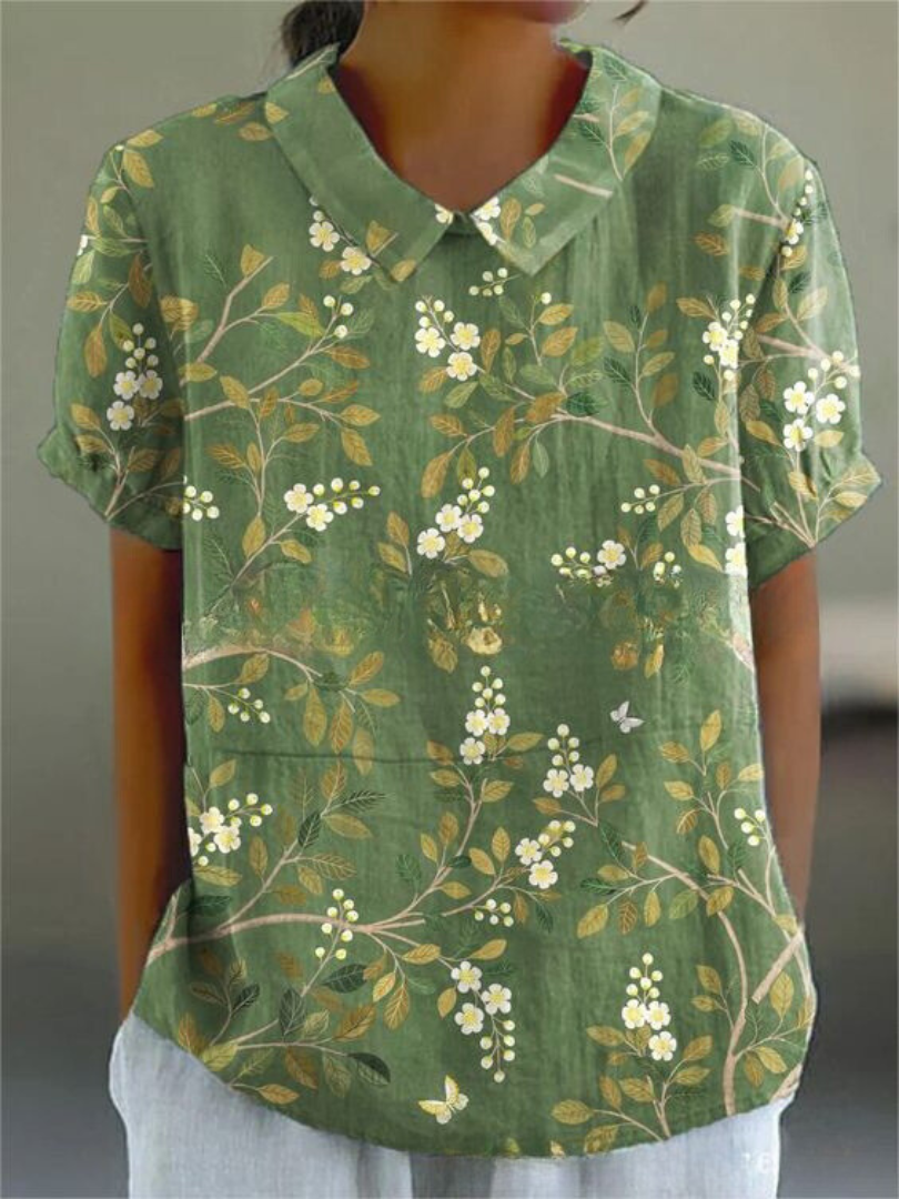 Sienna | Floral Shirt – warm, fashionable, and memorable
