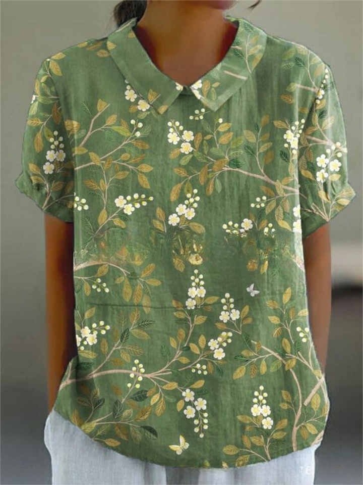 Sienna | Floral Shirt – warm, fashionable, and memorable