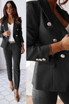 Hannah | Women's Pantsuit with Buttons and Pockets