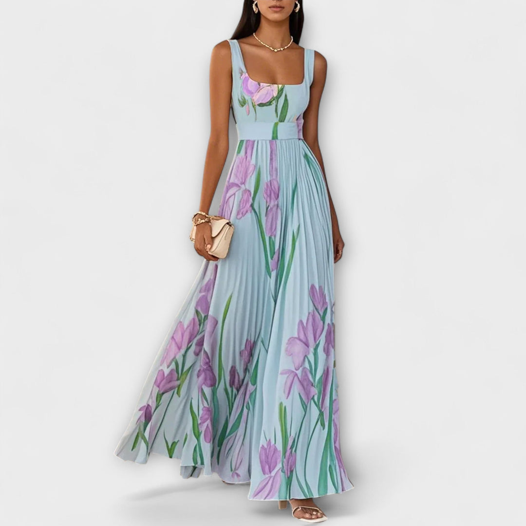 Valoria | Versatile Floral Chiffon Prom Dress for Any Event