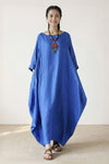 Olivette | Women's Boho Maxi Dress with 3/4 Sleeves and Flowing Design