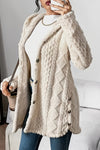 Adriana | Women's Coat with Hood and Button Closure