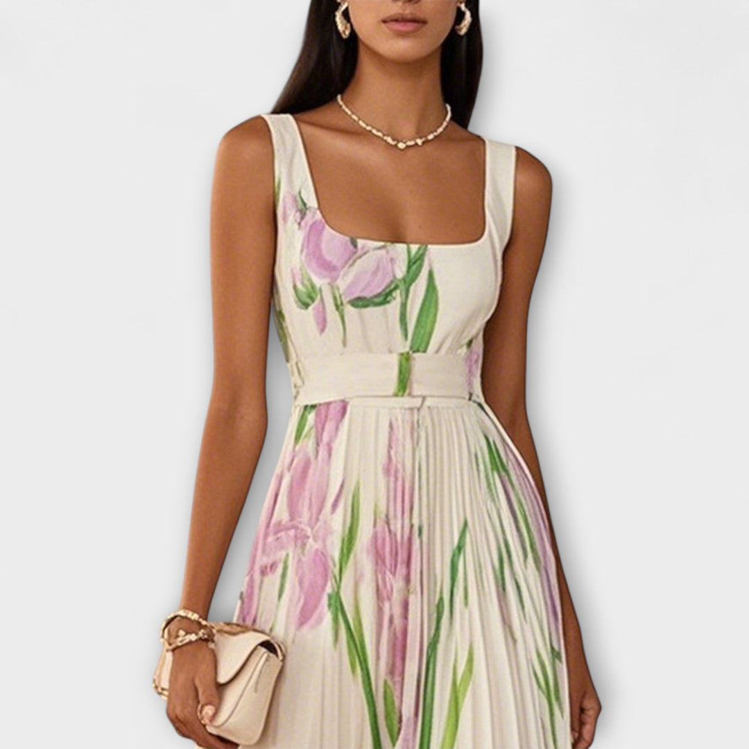 Valoria | Versatile Floral Chiffon Prom Dress for Any Event