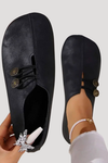 Daphne | Women's Button Strap Slip-On Flats