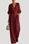Felicity | Women's Wide Leg V-Neck Jumpsuit