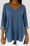 Magnolia | Women's V-Neck Relaxed Tunic Top