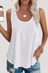 Miriam | Women's Eyelet Sleeveless Tank Top