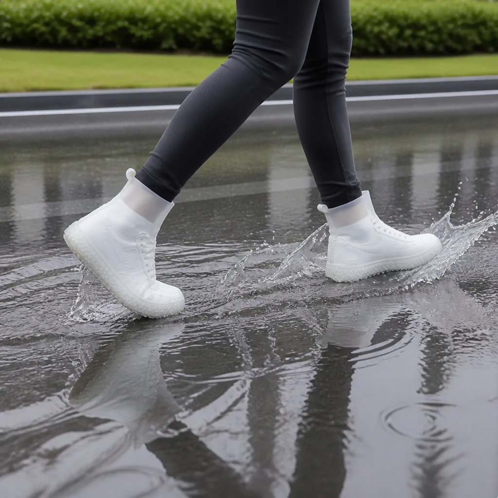 Callie | Unisex Overshoes with Textured Sole and Opening
